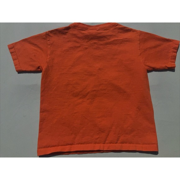 Vintage 90s Y2K Power Rangers Graphic Orange Tee Shirt Boys M Police - Picture 5 of 5